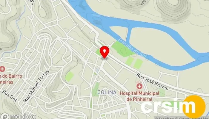 mapa de Rua Jose Gomes Da Silva Junior 45, Pinheiral - Rio de Janeiro, 27197, Brasil Ponto de ônibus em Pinheiral