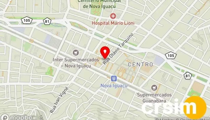mapa de Ruffatto Lingerie Loja de lingerie em Nova Iguaçu