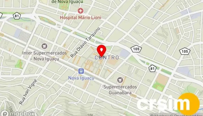 mapa de Rvbsport - Nova iguaçu Loja de artigos esportivos em Nova Iguaçu
