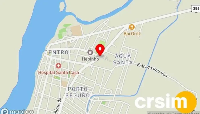 mapa de São João da Barra  em São João da Barra