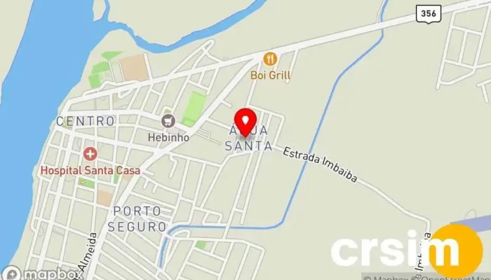 mapa de São João da Barra Tabacaria em São João da Barra
