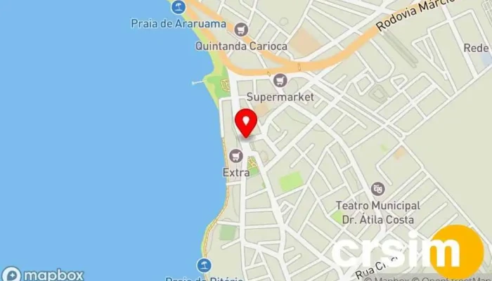 mapa de São Pedro da Aldeia  em São Pedro da Aldeia