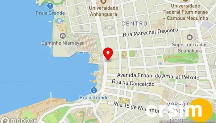 mapa de SBX Loja de moda feminina em Niterói
