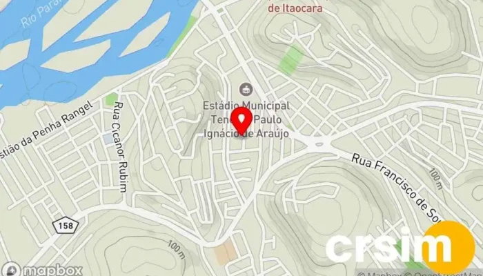 mapa de Semiana Maganize Loja de Roupa em Itaocara