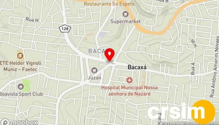 mapa de Sempre Bela Loja de roupas esportivas em Saquarema
