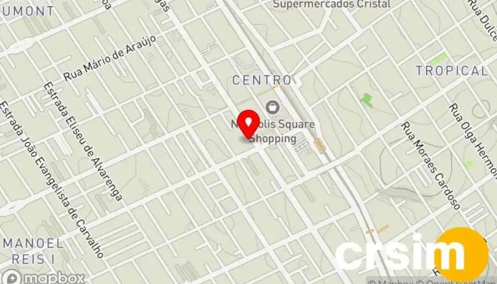 mapa de Shopping das Essências Perfumaria em Nilópolis