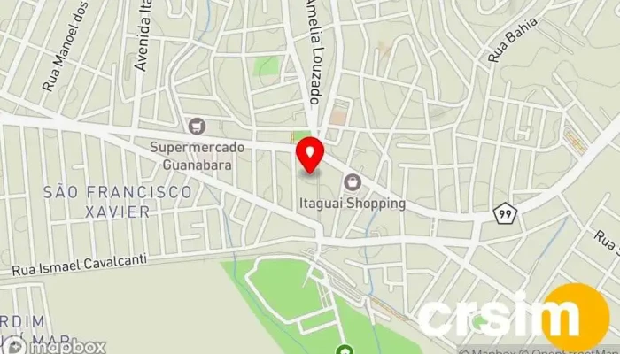 mapa de Shopping do Brás Itaguaí Loja de Roupa em Itaguaí