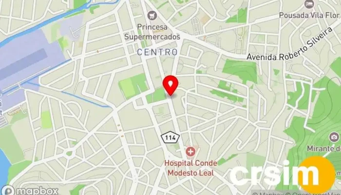 mapa de Shopping Maricá Shopping center em Maricá