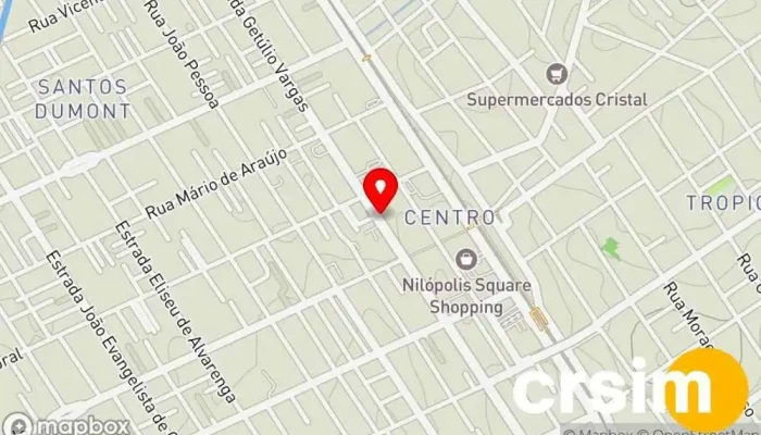 mapa de Similar Móveis Loja de móveis em Nilópolis