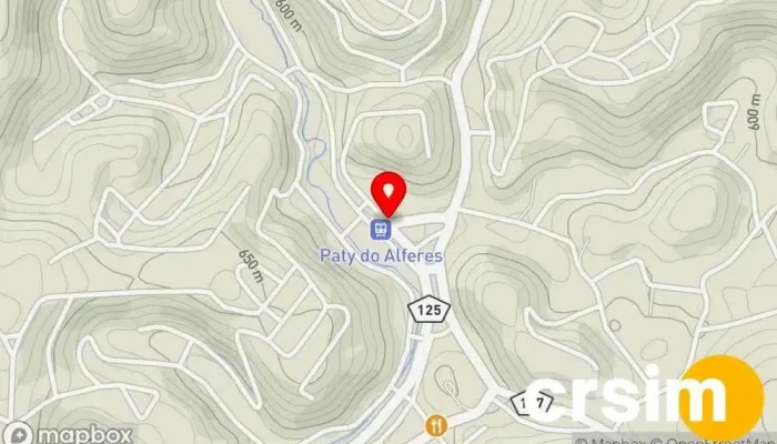 mapa de Sol & Neve - Paty do Alferes Sorveteria, Loja de açaí em Paty do Alferes