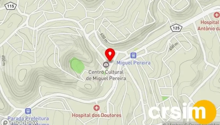 mapa de Sol & Neve Miguel Pereira Sorveteria em Miguel Pereira