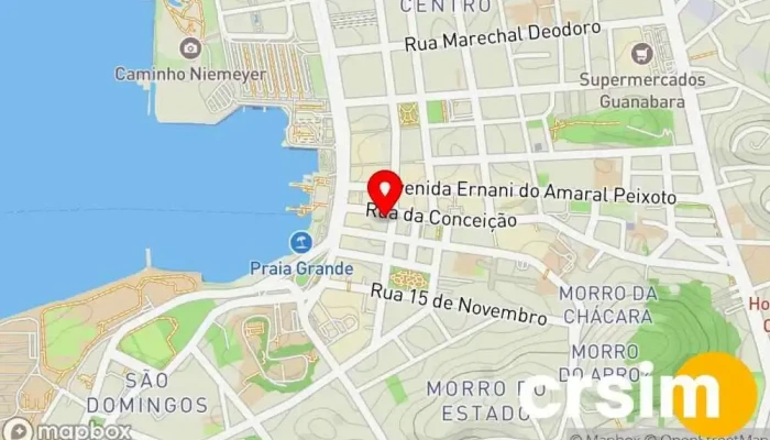 mapa de South & Co Loja de Roupa em Niterói
