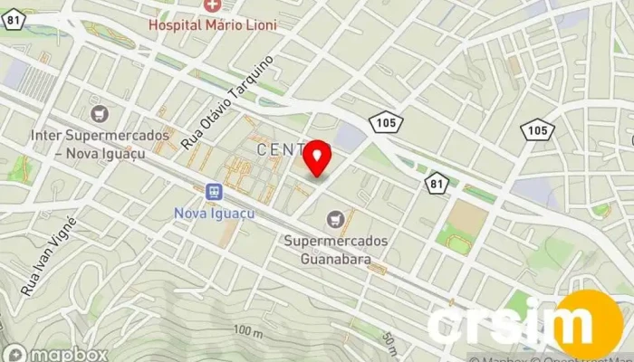 mapa de South & Co. Nova Iguaçu 1 Loja de Roupa em Nova Iguaçu