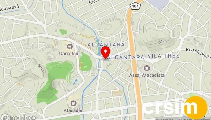 mapa de South Loja de Roupa, Loja em São Gonçalo