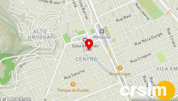 mapa de South Mesquita Loja de Roupa em Mesquita