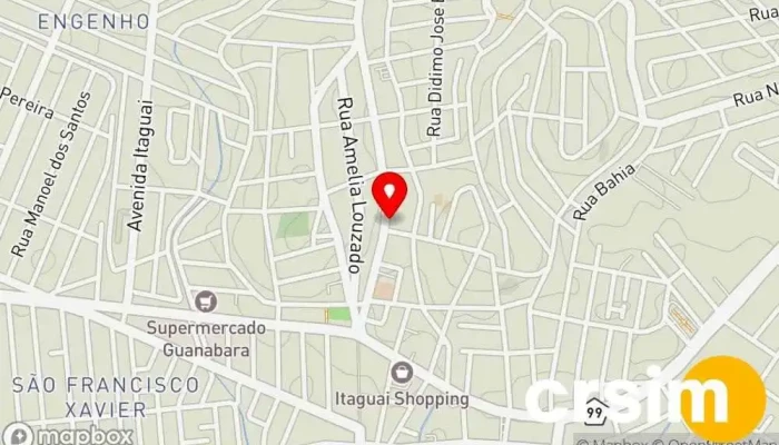 mapa de Sra. Intimidade Loja de lingerie em Itaguaí