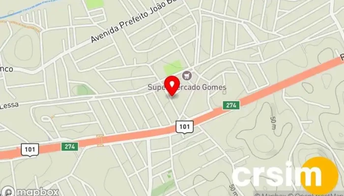 mapa de Sthel Loja de Roupa em Tanguá