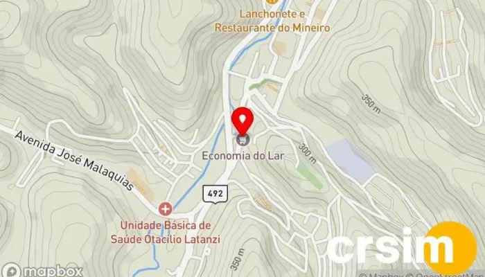 mapa de Supermercado Economia do Lar Supermercado em Macuco