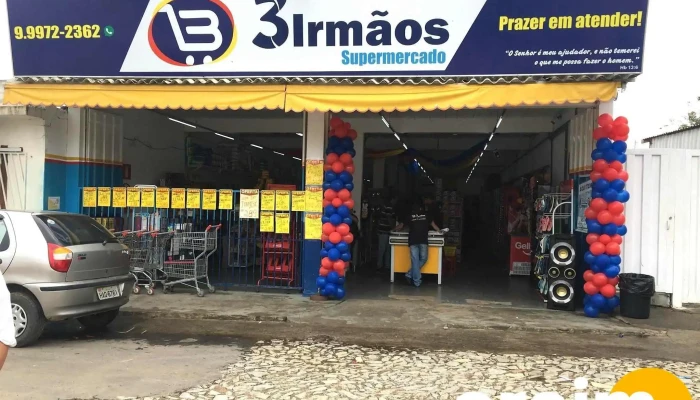 Supermercado Três Irmãos- Baldim - 91 - Centro