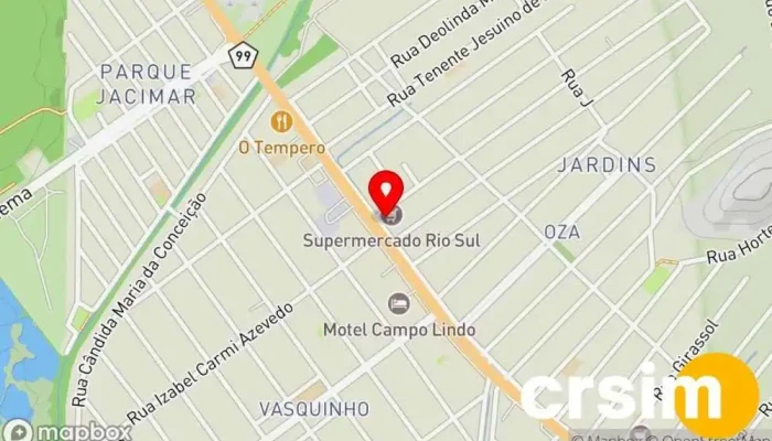mapa de Supermercados Rio Sul de Seropedica Supermercado em Seropédica