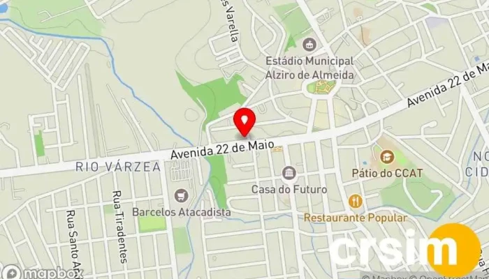 mapa de Tecilar Tecidos Loja de tecidos em Itaboraí