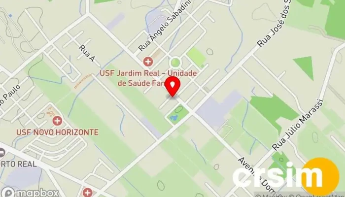 mapa de TeK Variedades Loja de produtos de papelaria, Loja de presentes em Porto Real