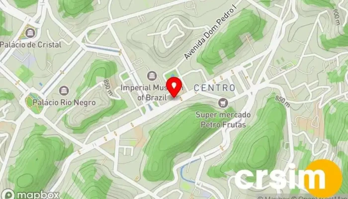 mapa de Tem Tudo Petrópolis - Centro Loja de artigos domésticos, Loja em Petrópolis
