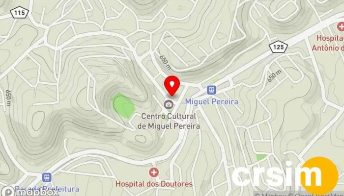 mapa de Tim Miguel Pereira - Center Cel Loja de celulares em Miguel Pereira