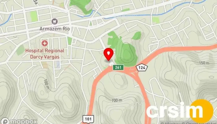 mapa de Trevo de Rio Bonito Agropecuária Loja de artigos domésticos em Rio Bonito