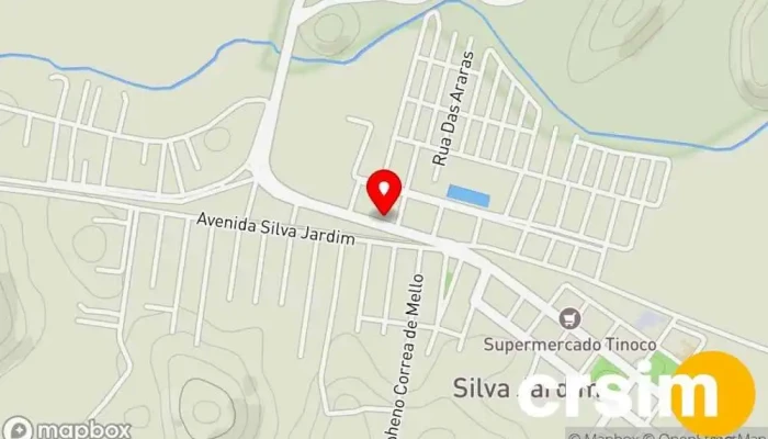 mapa de UTI dos Celulares Loja de eletrônicos em Silva Jardim