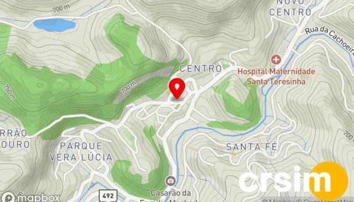 mapa de Valle Natural Loja de produtos naturais, Loja de castanhas, Loja de vitaminas e suplementos em São José do Vale do Rio Preto