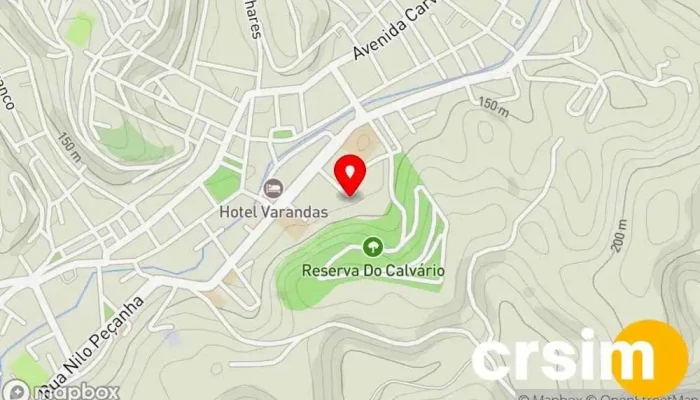 mapa de Veredas Loja de roupas de designer em Miracema