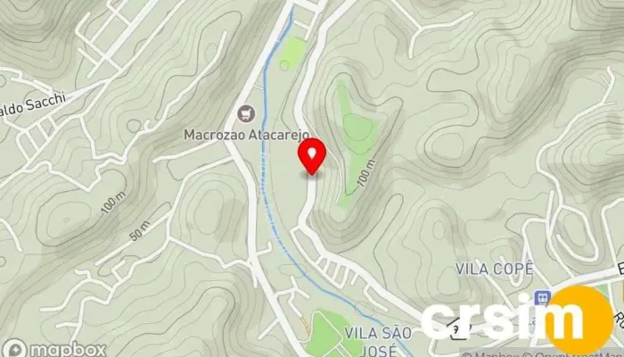 mapa de Versátil Loja de roupas para jovens em Paracambi