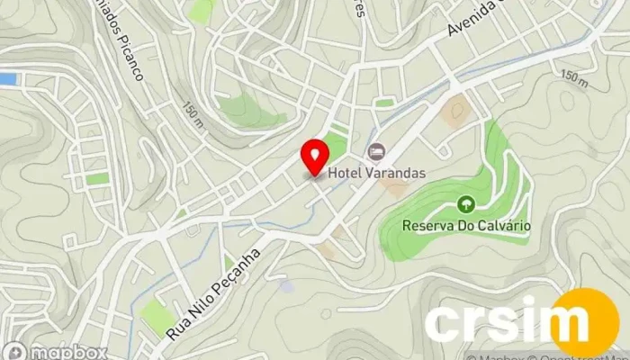 mapa de Via Charm Loja de Roupa em Miracema