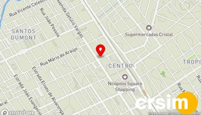 mapa de Via Corais Loja de Roupa em Nilópolis