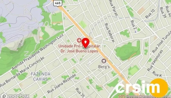 mapa de Via Sinai Loja de Roupa, Loja de moda masculina, Loja de moda feminina em Seropédica