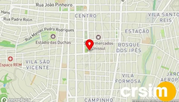mapa de VILA ROMÊNIA Loja de Roupa em - Centro