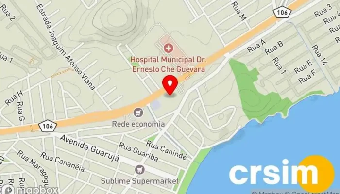 mapa de Vilarejo Acabamentos Maricá Loja de materiais de construção em Maricá