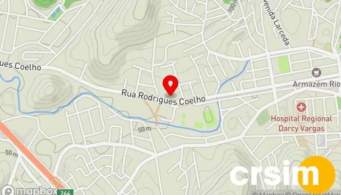 mapa de W One Confecções Loja de Roupa em Rio Bonito