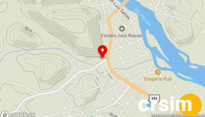 mapa de W Stone Confecções Loja de roupas de designer em Italva