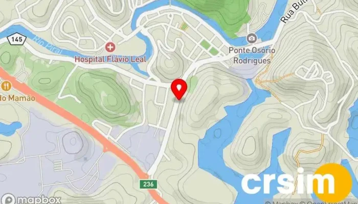 mapa de ZAYS Piraí Loja de roupas esportivas em Piraí
