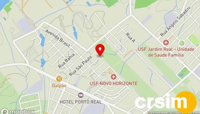 mapa de ZigZag Loja de Roupa em Porto Real